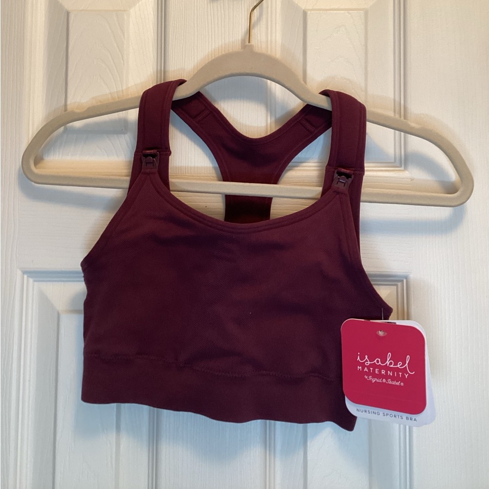 Isabel Maternity Nursing Sports Bra Brand New with Tags, Small, Purple
